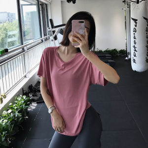plus Size Womens Loose Blouse Quick-Drying T-shirt Workout Clothes