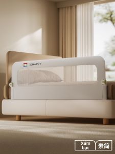 TOHAPPY | Thanh Chắn Giường Trẻ Em Dễ Lắp Không Cần Khoan