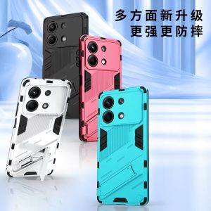 Redmi Note13RPro Punk Style Creative Phone Case Full Cover Lens Airbag Protection Matte Invisible Stand Shockproof Custom Shell