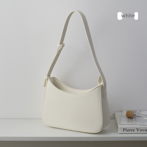 Casual Korean Style Retro Artistic Simple Underarm Bag for Women Perfect for Commuting Versatile Single Shoulder Handbag