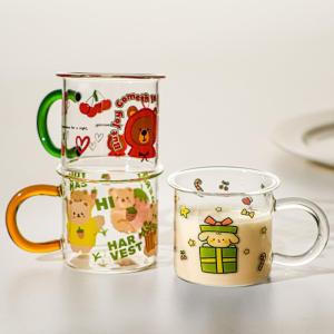 XIANXIANJIN | Cute Cartoon Child-friendly Microwave-safe Milk Cup