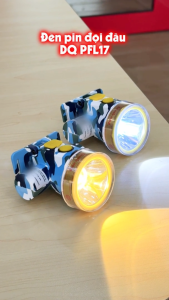 [SẢN PHẨM MỚI] Đèn pin đội đầu Điện Quang có chống nước PFL17 R (Pin Lithium 2.5W màu thủy quân ánh sáng trắng/vàng)
