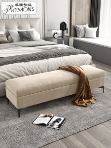 Luxurious Italian Style Fabric Bedside Bench for Bedroom Living Room Coat Closet Sofa Slipper Bench Quality Assurance
