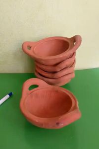 Set 10 nồi đất không men không nắp loại nhí dùng để kho quẹt