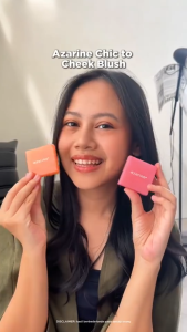 Azarine Chic To Cheek Matte Blush - Powder Blush On - Perona Pipi - Virgo Shoop