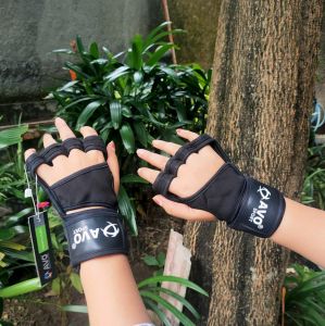 Sarung tangan gym fitness angkat beban antislip crossfit and weightlifting gloves tebal merk avo