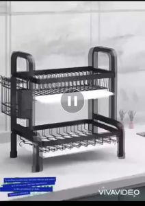 Kệ Úp Chén Bát Bằng thép Không Rỉ Giá Úp Chén Bát Đĩa Nhiều Tầng Giá Dựng Bát Đĩa Đũa Thìa Đa Năng Ráo Nước Tramanhshop