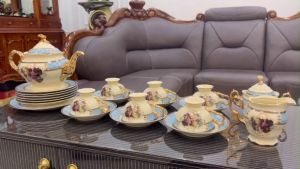 Bộ Ấm Chén Trà Châu Âu Tân Cổ Điển Tinh Tế ACT50