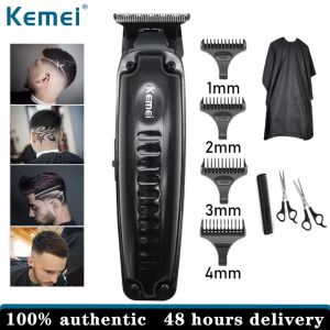 Kemei KM-1579 Professional Hair Trimmer Machine USB Charging Hair Cutting Machine Cordless Hair Clipper Mens Haircut Machine