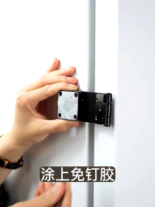 California Combination Lock Bolt Safety Hasp Lock Keyed Hasp Anti-theft Security Lock No-Punch