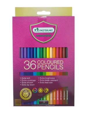 สีไม้มาสเตอร์ 36 สี PREMIUM GRADE