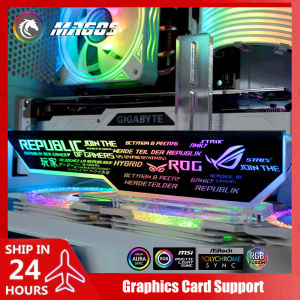MOD GPU Holder 4090 5090 Video Card Jack Bracket Support 5V 3pin ARGB SYNC Personalization Gamer Cabinet Decoration