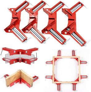 90 Degrees Corner Clamp Right Angle Clamps Picture Frame Holder Glass Holder DIY Woodworking Hand Tools