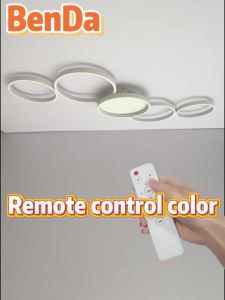 LED Ceiling Light Modern Nordic Lamp 110V 220V  APP  Remote Control  3 Colors Dimmable for Bedroom Living Room