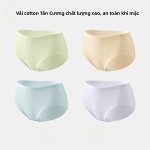Quần lót tam giác MiiOW làm bằng vải cotton mỏng thoáng khí kháng khuẩn