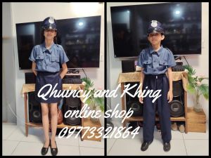 CAREER COSTUME Police/Pulis for Kids BOY and GIRL 3 to 16yrs old