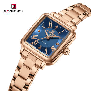 Naviforce | NAVIFORCE New Original Luxury 2025 Watches For Women 30m Waterproof Quartz Stainless Steel Fashion Ladies Watch Relogio Feminino