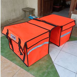 Tas Kurir Obrok Motor Super Jumbo Kuat Polyester