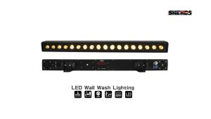 SHEHDS 18x18W RGBWA+UV 6IN1 Indoor Light LED Wall Wash Light DMX Disco Lights For Party Bar Stage DJ Equipment Stage TV Studio  Lighting