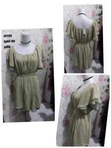 Dress sifon- Hijau
