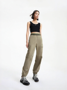 Vero Moda | High Waist Patchwork Workwear Style Trousers