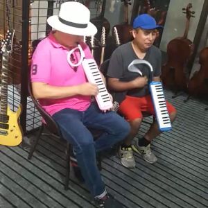 [ammoon]32 Keys Melodica Piano with Carrying BagShoulder Strap