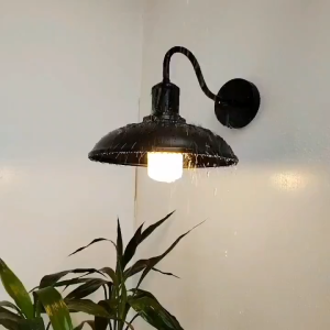 Đèn Tường Cổ Ngỗng Phong Cách Mỹ Chống Thấm Nước Ngoài Trời Cho Lối Đi Trong Vườn Ban Công Hiên Trước Đèn Treo Tường