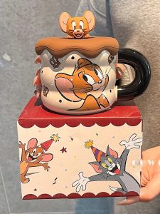 Ceramic Lid Mugs for Couples