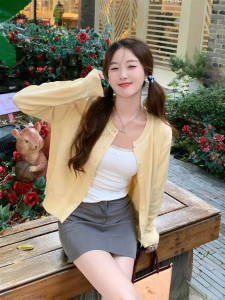 MENGBAI | Áo Cardigan Mới Cho Phụ Nữ Mùa Xuân và Thu