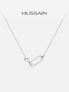 HUSSAIN | Dây Chuyền Hạt Ngọc Trai Nước Ngọt Bản Đồ Năm Mới 2026 Cho Phụ Nữ Bạc Sáng Dây Chuyền Clavicle Mặt Dây Chuyền Vàng Trắng