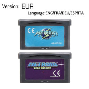 Bandai | GBA Game Cartridge 32 Bit Video Game Console Card Fusion Zero Mission USA EUR Version for GBA/NDS