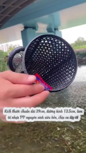 Ống Trúm Lươn 2 Đầu Nhựa ABS Siêu Bền Tặng Kèm Mồi Và Hộp Dùng Bẫy Lươn Cá Cua Trạch Size 39x13.5cm Chemeng Store