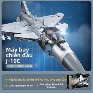 JINGGUAN | Mô Hình Máy Bay Chiến Đấu J35 Ghép Đồ Chơi cho Bé Trai