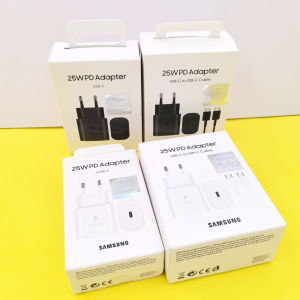 Samsung | EP-TA800 Samsung 25W PD Charger Type C Super Fast Charge Adapter For Galaxy A07 F17 A15 A16 A24 F52 F15 M54 M35 Note 10+ 20Ultra