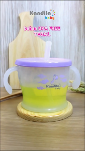 KANDILA BABY TRAINING MUG KDL007-9 300ML / BOTOL MINUM BAYI ANAK / KDL007-SS REFIL SEDOTAN UNTUK MUG KDL007-9 / KDL007-12 STRAW CUP 150ML