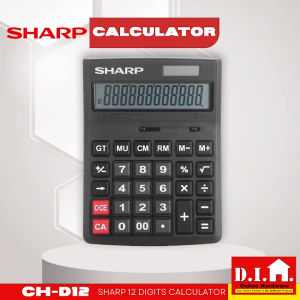 Do It Home Sharp CH-D12 12 Digits Calculator: A Reliable Everyday Calculation Tool