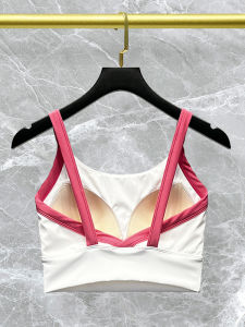 Womens Yoga Tank Top Thin Quick Dry Fashionable Professional Pilates Sports Fitness Bra Breathable Moisture Wicking Nylon