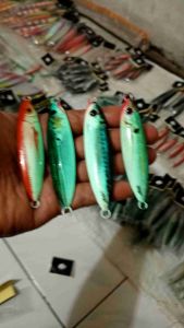 umpan metal jig col sniper 40 60 80 100 gr full GID