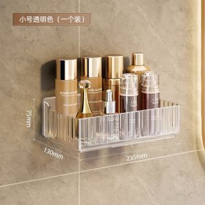 Giá Để Đồ Phòng Tắm Treo Tường Không Cần Khoan Giá Để Mỹ Phẩm Giá Để Đồ Dùng Vệ Sinh Cá Nhân Bằng Nhựa Acrylic Giá Để Đồ Dùng Phòng Tắm