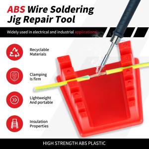 HZY Welding Wire Fixture ABS Main Board Welding Maintenance Tool Welding Table Fixture Clamp Thick and Thin Line Clamp Bracket