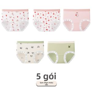 Quần lót tam giác MiiOW làm bằng vải cotton Modal không đường may thoáng khí