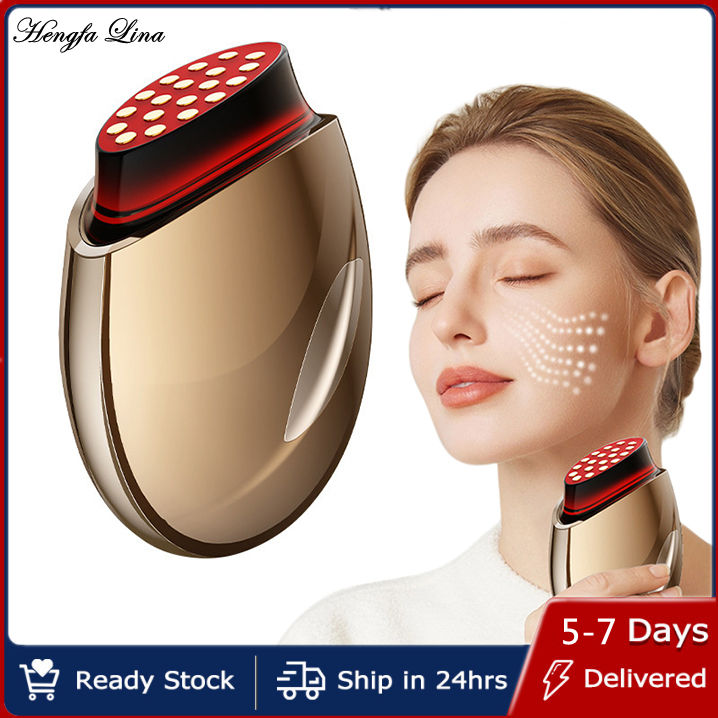 Hengfa Lina Ems Collagen Cannon Skin Rejuvenation Machine Red Light Therapy Face Massage Wrinkle