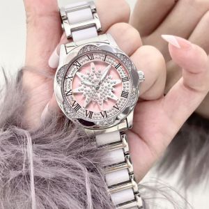 Luxury Women Watch Good Luck Rotating Luminous Hollow Quartz Watch Waterproof Leisure Student Fashion Elegant Ladies Wristatch Birthday Gift