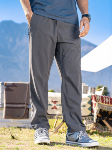 Enjeolon | Smooth & Cool Quick Drying Light Breathable Zip Pocket Tapered Casual Pants