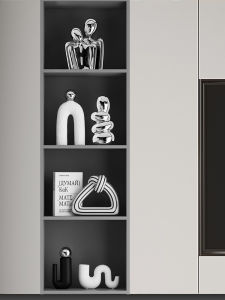 Modern Luxury Room Decorations Living Room TV Cabinet Wine Rack Personality Small Batch TV Stand Ceramic Handmade Craft Gift