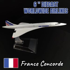 Metal Diecast Aircraft Model 6 Inches Scale Airbus Boeing 320 380 737 777 ATR Aviation Miniature Art Replica Kid Fidget Boy Toy