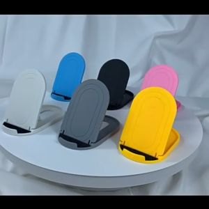 Universal Oval-Shaped Phone Holder Stand For Mobile Phone (Random Color)