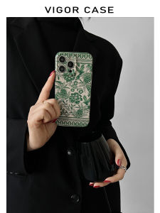 เคสโทรศัพท์แบบดูดซับแม่เหล็กแบบสองชั้นสไตล์วินเทจฝรั่งเศสสำหรับ iPhone 16 pro Max Apple Xiaomi Huawei Mate60 ป้องกันรอยขีดข่วนแบบเต็มจอ