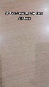 50pcs JAWS movie fans Vinyl Decal graffiti STICKERS bomb for laptop fridge luggage & etc