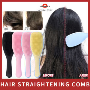 NATURAL STYLE 1pc Scalp Massage Magic Comb Anti-Static Knotting Hair Comb Suitable for Any Hair Hairdressing Tool Comb Bath Massage Hairbrush